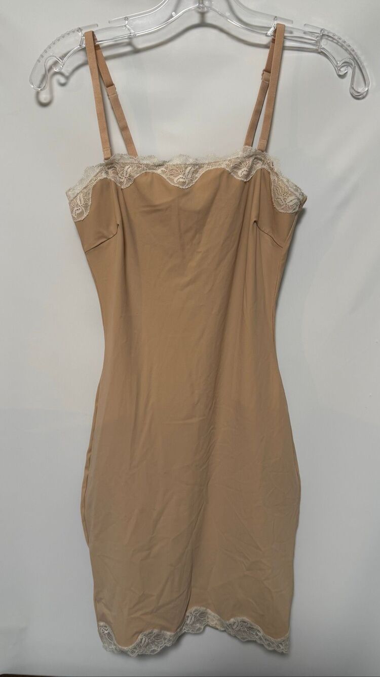 Rare Star Power by Spanx full slip tan Shapewear size large 2410